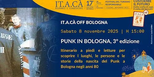 IT.A.C\u00c0 OFF | PUNK IN BOLOGNA > Itinerario a piedi nei luoghi del Punk a Bologna