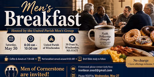 Men\u2019s Breakfast at United Parish