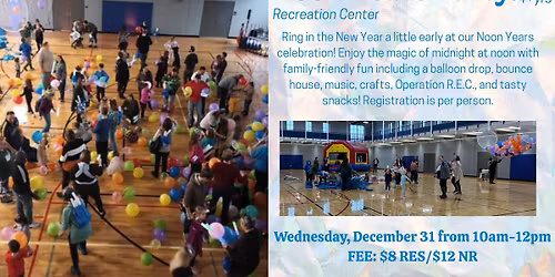 Noon Years Party! 4+yrs