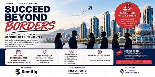Succeed beyond borders Build Your Career & Network