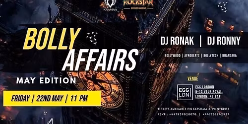 SOLD OUT- BOLLYWOOD at EGG LDN