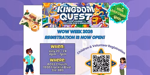 WOW Week Kingdom Quest Day Camp 