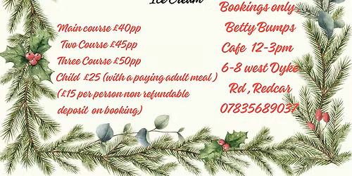 Dine with us Christmas Day