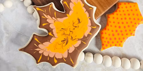 Fall Leaves Cookie Decorating