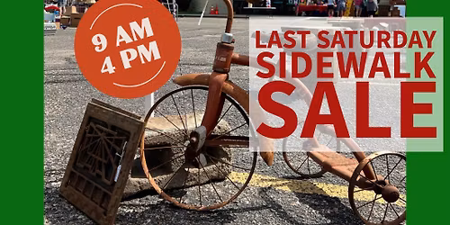 Last Saturday Sidewalk Sale
