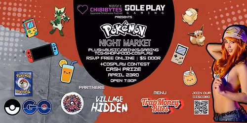Pokemon Night Market - Soleplay Decatur