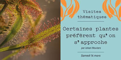 Visite - Certaines plantes pr\u00e9f\u00e8rent qu'on s'approche