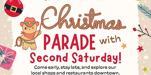 Brunswick's Annual Christmas Parade "A Cowboy Christmas" & Second Saturday!