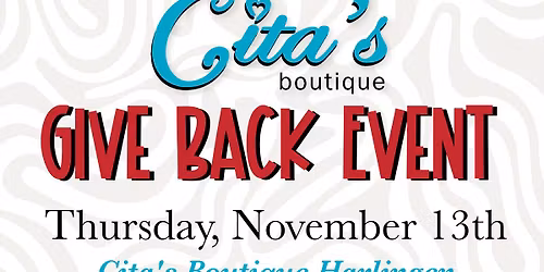 Cita's Boutique Give Back Event
