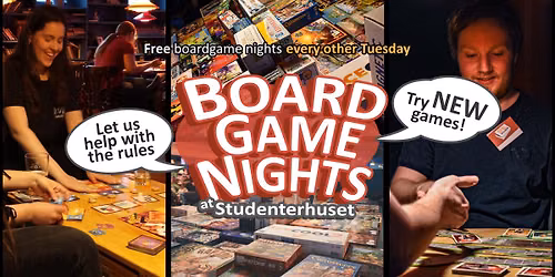 Boardgame Nights at Studenterhuset