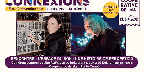 Festival CONNEXIONS \u00b7 Conf\u00e9rence avec DeLaurentis & Herv\u00e9 D\u00e9jardin \/ La Coop\u00e9rative de Mai