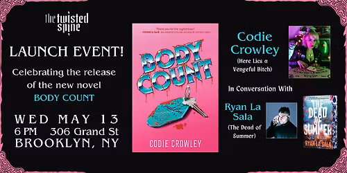 LAUNCH PARTY: Body Count by Codie Crowley