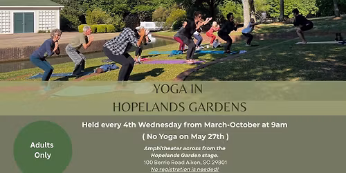 Yoga in Hopelands 