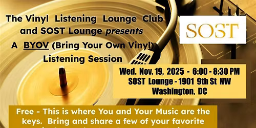 Bring Your Own Vinyl Listening Session