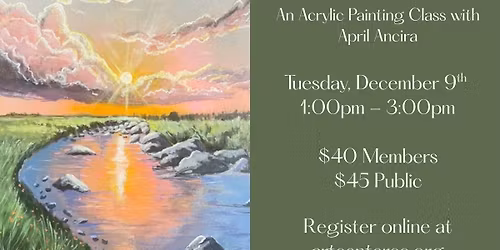 Sunrise Serenade - An Acrylic Painting Class with April Ancira