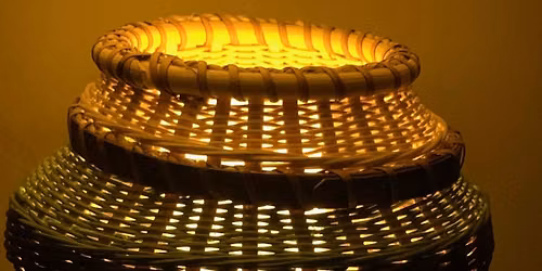Handwoven Wicker Tealight Lantern