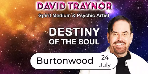 A fun evening of mediumship & psychic art in Burtonwood, Warrington with David Traynor.