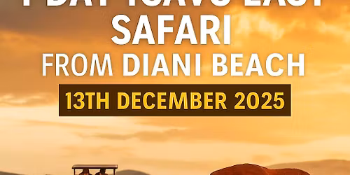 Tsavo East Safari + FREE Photos & Videos \u2013 1-Day Trip from Diani