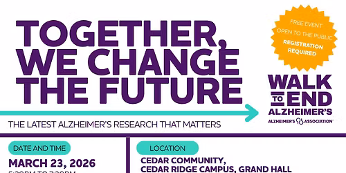 Together, We Change the Future: The Latest Alzheimer's Research that Matters
