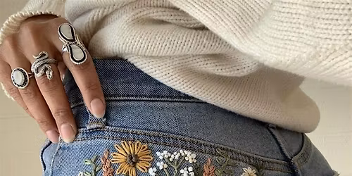 'Stitch It, Wear It' Embroidery Workshop at The Counting House, EC3