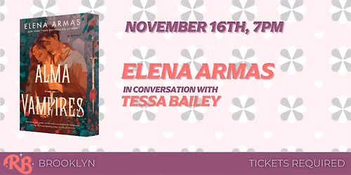 Elena Armas Brooklyn Event for Alma Vampires