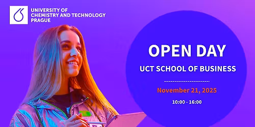 Den otev\u0159en\u00fdch dve\u0159\u00ed - School of Business UCT Prague (a International Day)