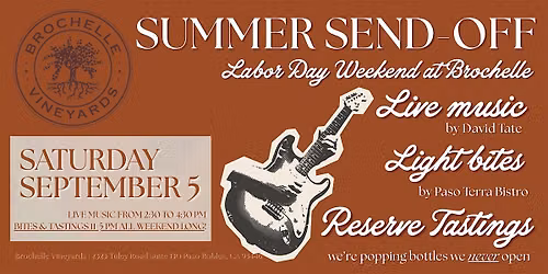 Summer Send-Off at Brochelle Vineyards