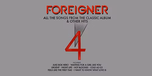 Parking Feels Like the First Time - Foreigner Tribute