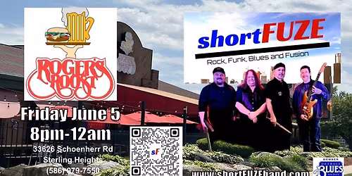 shortFUZE @ Roger's Roost Sterling Hts Friday June 5!