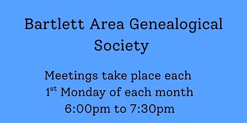 Bartlett Area Genealogical Society