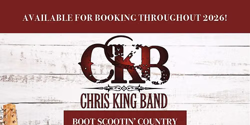 CHRIS KING BAND AT THE RUSTY BUCKET JUNE 13, 7 - 10:30