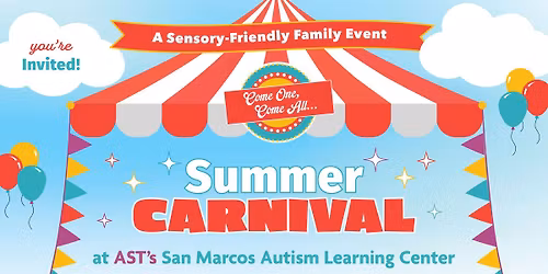 AST's San Marcos Learning Center Sensory-Friendly Summer Carnival