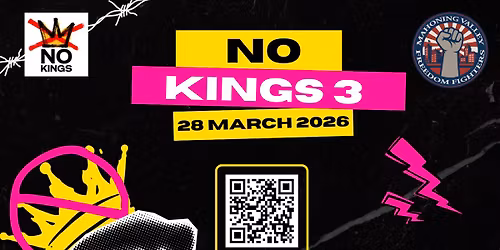 NO KINGS 3 YOUNGSTOWN - MARCH 28 2026
