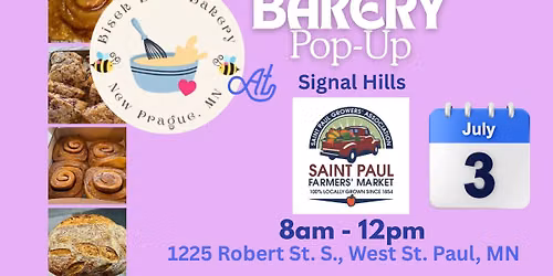Bisek Bees Bakery Pop-up at West St. Paul Farmers Market