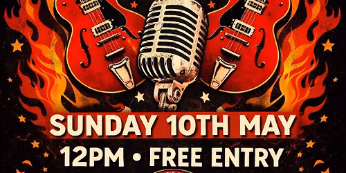 \ud83c\udfb8 Sunday Rock & Roll Afternoon with The Rockin\u2019 Deltones at Service Station \ud83c\udfb6