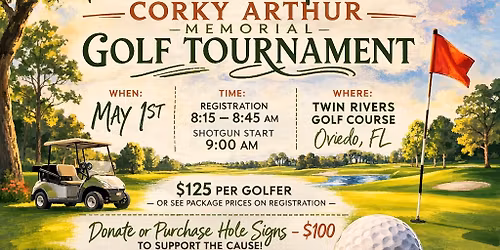 13th Annual Tuskawilla Shepherds Corky Arthur Memorial Golf Tournament