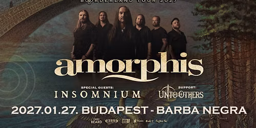AMORPHIS - Borderland Tour 2027 + Insomnium + Unto Others @ Budapest, Barba Negra