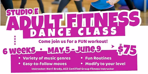 Studio E: Adult Fitness Dance Class