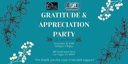 Gratitude & Appreciation Party