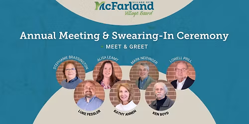 Annual Organizational Meeting & Village Board Swearing-In Ceremony