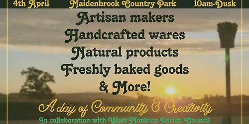 Vagabond Market & Free Easter Egg Hunt* in collaboration with West Monkton Parish Council 