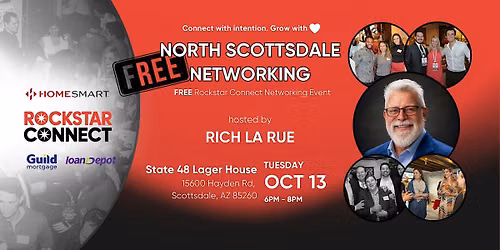 Free  North Scottsdale Networking Rockstar Connect Event (October, AZ)