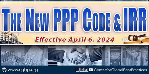 Have first mover advantage in PPPs!