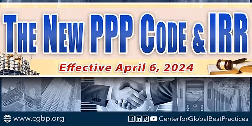 Have first mover advantage in PPPs!