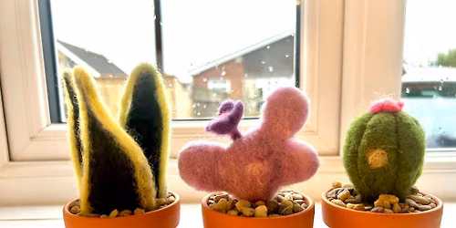 Cactus\/plant - Needle Felting Workshop