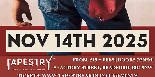 A Tribute to Bruce Springsteen with The East Street Band