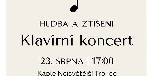 Klav\u00edrn\u00ed koncert Lucie Bal\u00e1kov\u00e9