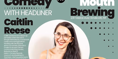 Caitlin Reese headlines Crooked Mouth Brewing!