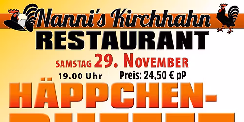 HÄPPCHEN-BUFFET - HAUSMANNSKOST