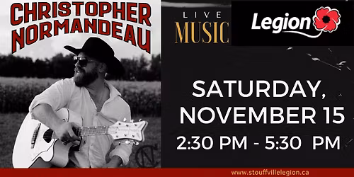 Live Music with Christopher Normandeau